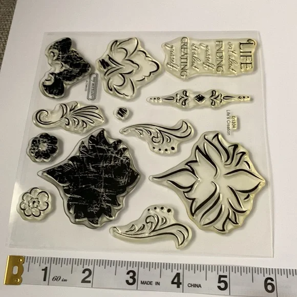 Life’s Creation D1304 stamp set - Picture 2 of 9